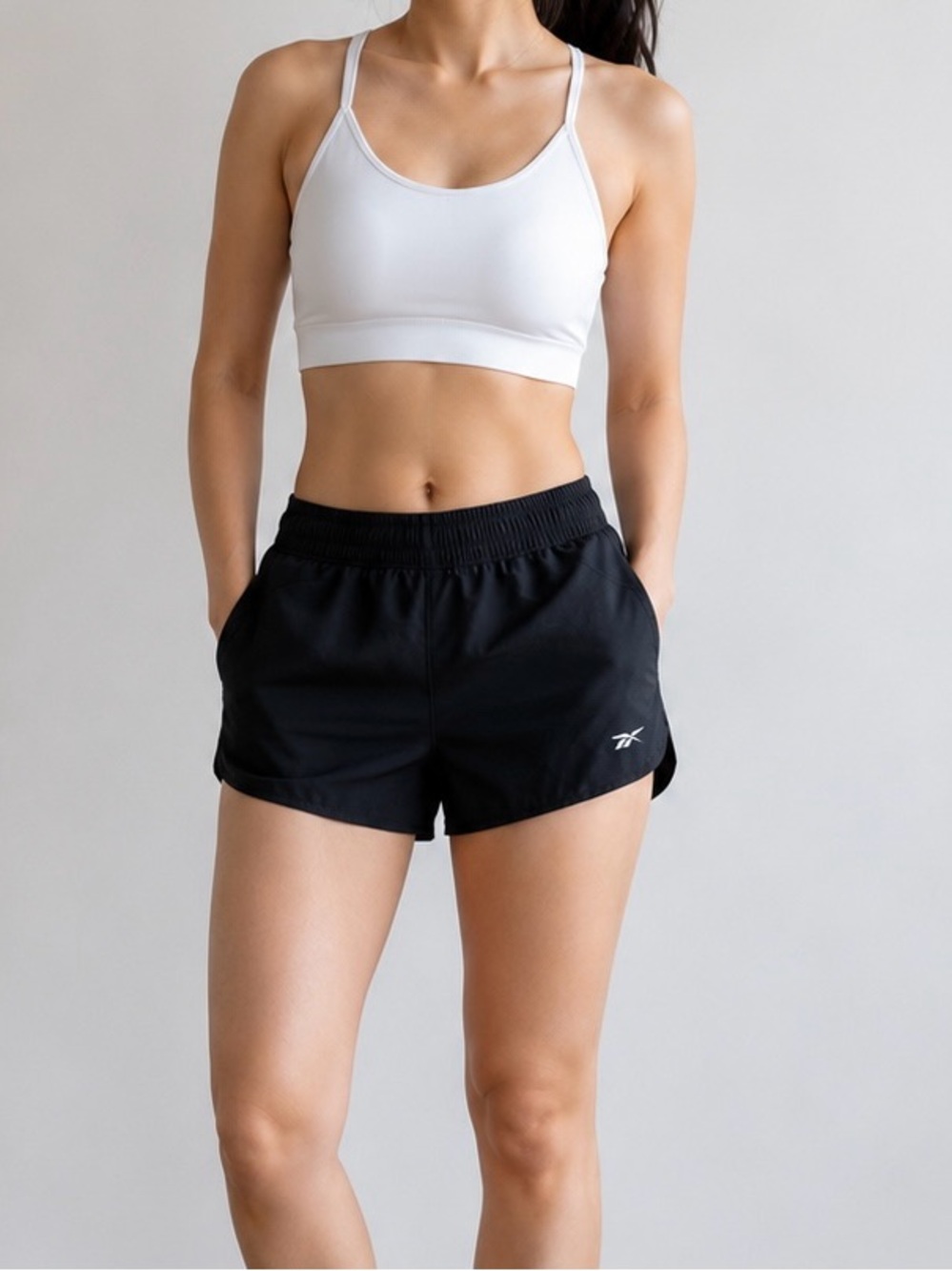 Reebok Black Women's Athletic Running Shorts